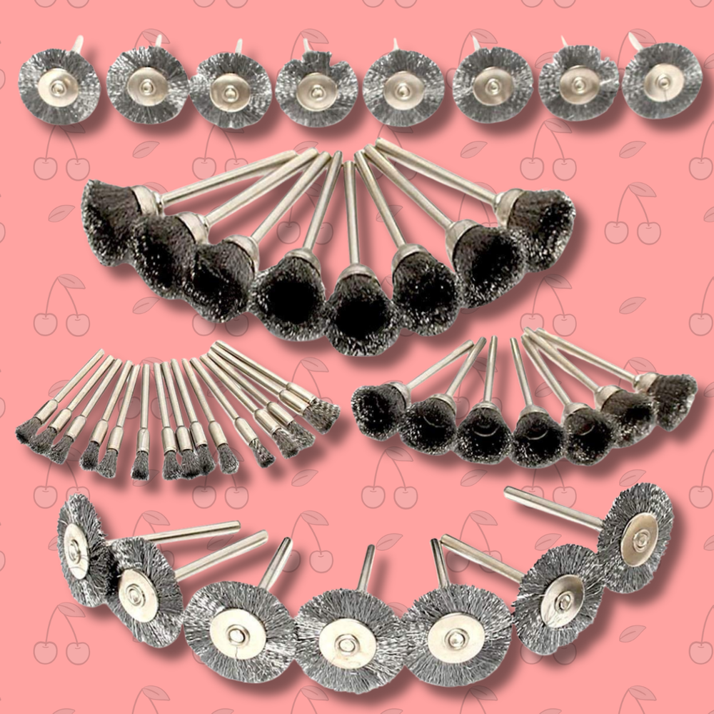 Stainless Steel Wire Brush Set for Dremel Rotary Die Grinder Tool 2019