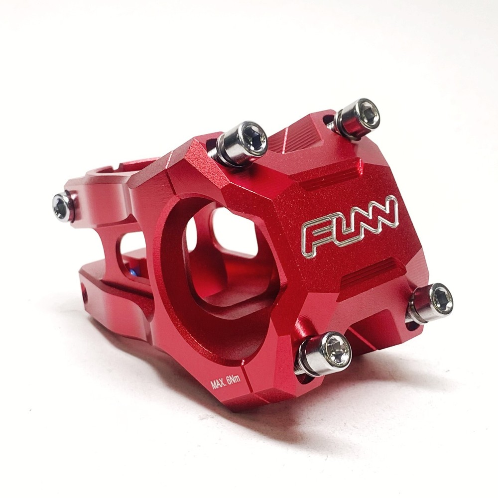 Funn Strippa EVO MTB Stem, Bar Clamp 35mm (Length 45mm, Red)- Clearance Sale-image