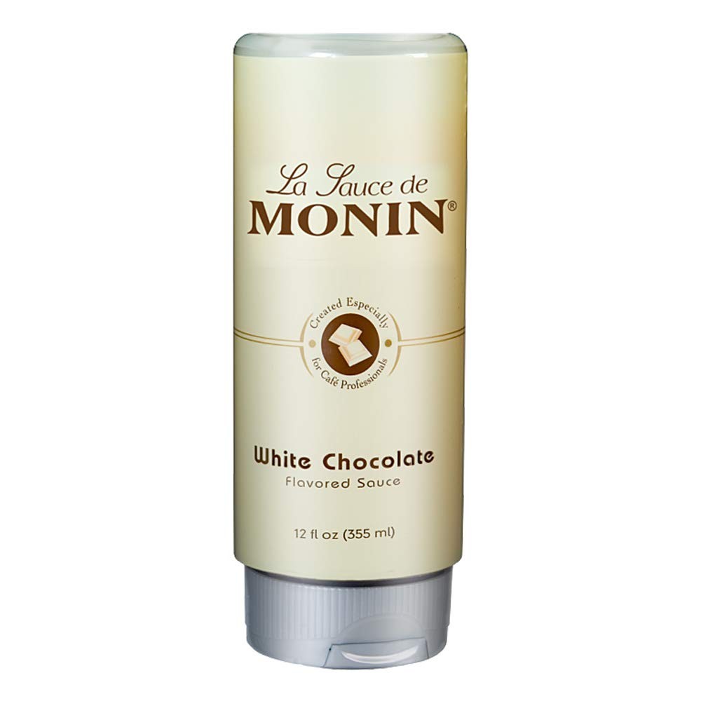 Monin - Gourmet White Chocolate Sauce, Creamy and 12 Fl Oz (Pack of 1)