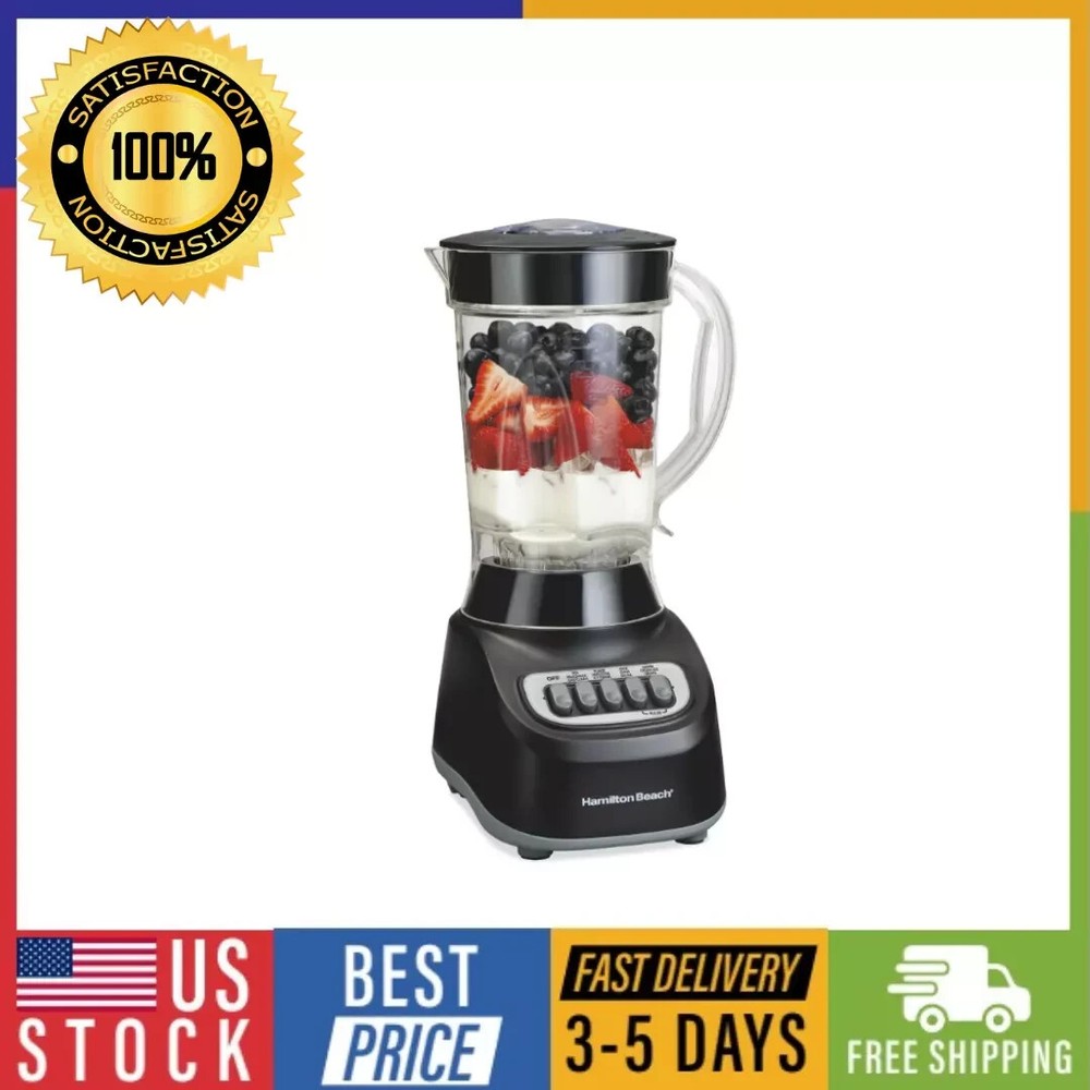 Hamilton Beach 48 oz Smoothie Blender with 12 Functions Black 50180F
