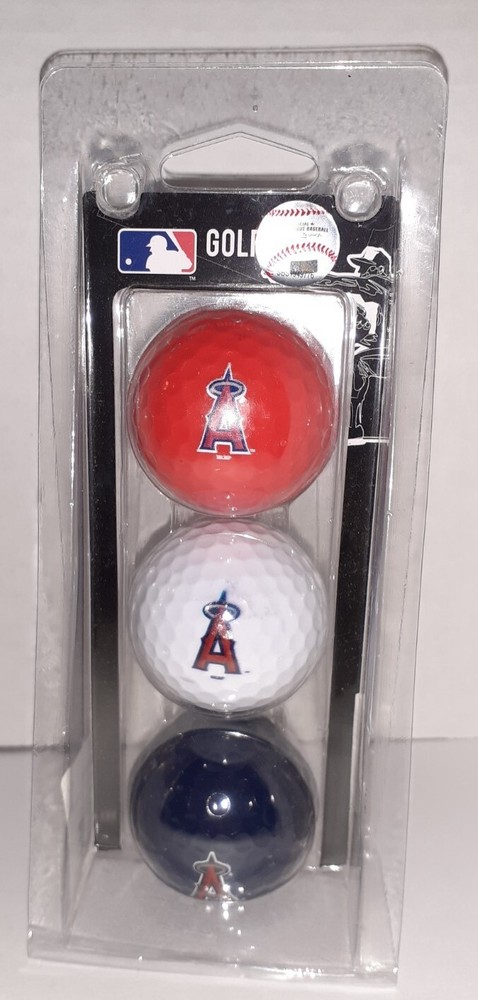 Team Golf MLB Los Angeles Angels Regulation Size Golf Balls 3 Pack A1