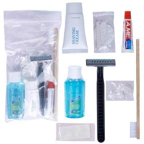 Hygiene Kit Bundle Bulk, Personal Care Travel Size Toiletries Suitable for Ho...