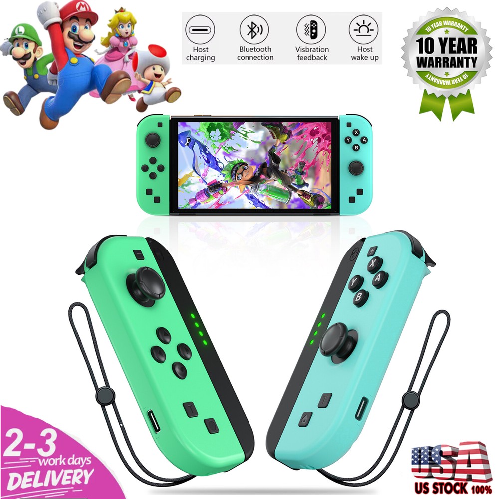 Wireless Bluetooth Left & Right Joy-Con Controller For Nintendo Switch Control