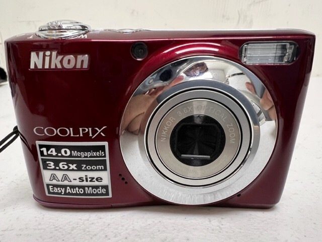 NIKON Coolpix L24 Digital Camera - 14.0MP / 3.6x / AA Batt. - Excellent Cond.