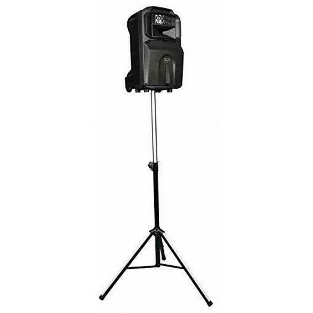 Black VocoPro SOUNDGLOW1200 USB Speaker Stand for Enhanced Sound Quality