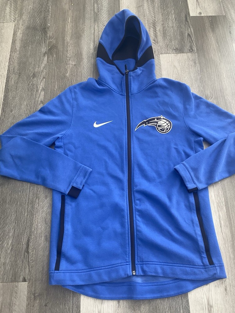 Nike NBA Orlando Magic Showtime Dri-Fit Zip Hoodie Jacket Men Medium 940900-480