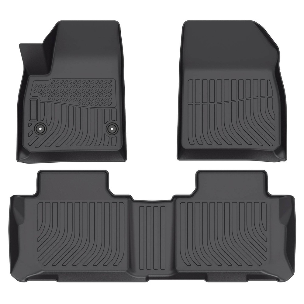 2017-2023 Cadillac XT5 Black Floor Liners Full Set - Custom Fit Mats