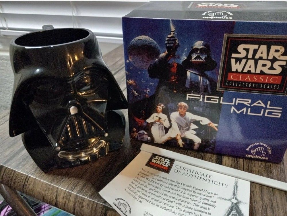 Star Wars Classic Collector Series Figural Mug: Dark Vader Applause Kg W1 w/COA