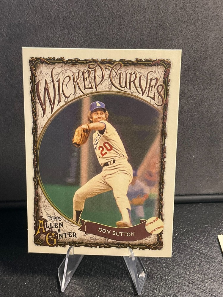 2025 Topps Allen & Ginter Wicked Curves WC-36 Don Sutton, Los Angeles Dodgers