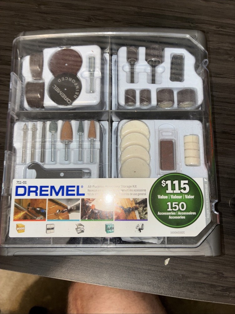 Dremel 150 Piece Rotary Tool Accessory Storage Kit w/ EZ Lock 710-08 -Complete