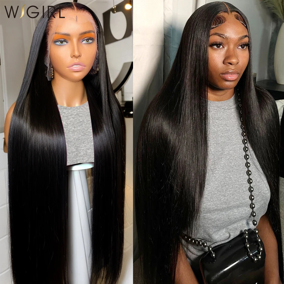 HD Straight 13x6 Lace Front Human Hair Wig Remy Pre-Plucked 13x4 Lace Wig for Women