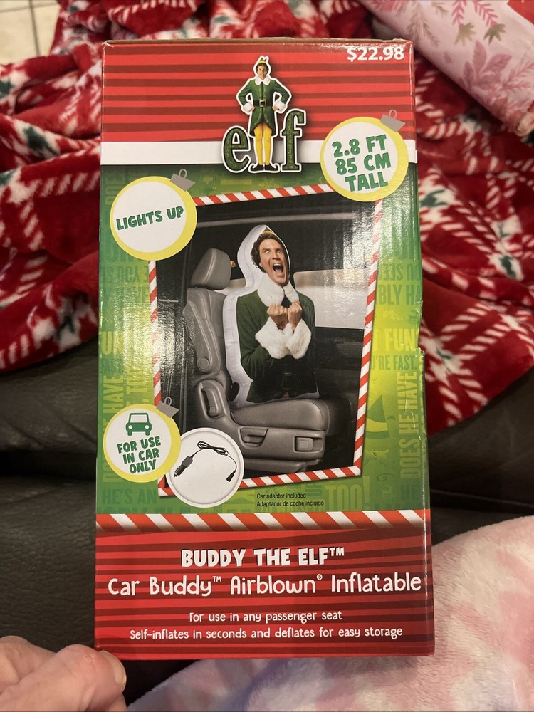 Buddy The Elf 2.8 Foot Christmas Car Buddy Airblown Inflatable Gemmy