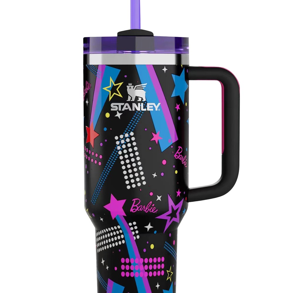 Valentines Day Gift Barbie Cup 40 oz Quencher H2.0 Stainless Steel Tumbler W/Box-image