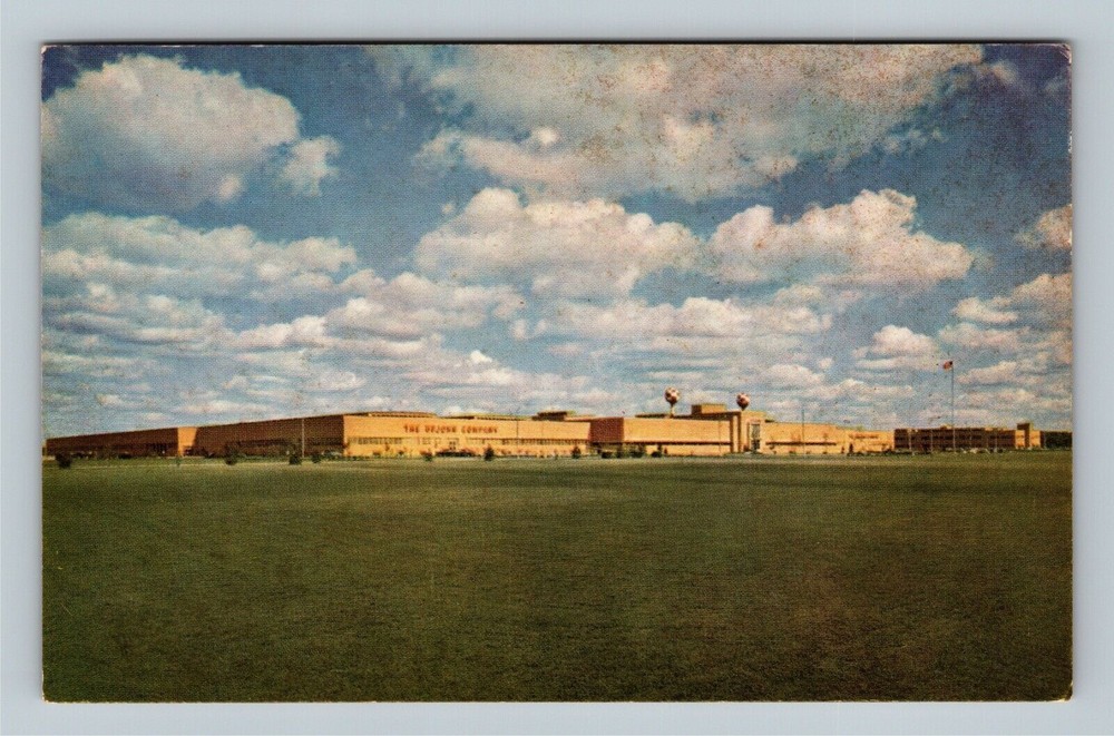 Kalamazoo MI, Upjohn Manufacturing Company Building, Michigan Vintage Postcard