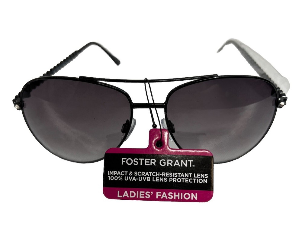 FOSTER GRANT Womens Stylish Sunglasses with 100% UVA Protection & Impact-Resistant Lenses