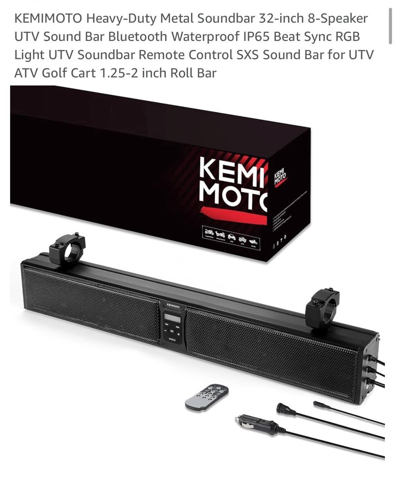 Kemimoto Soundbar Audio System