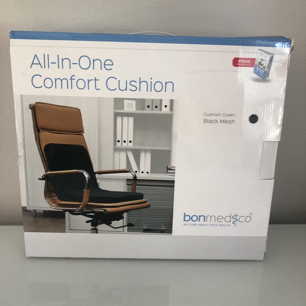 Bonmed Co all in one Comfort cushion Removable Mesh Cover Black