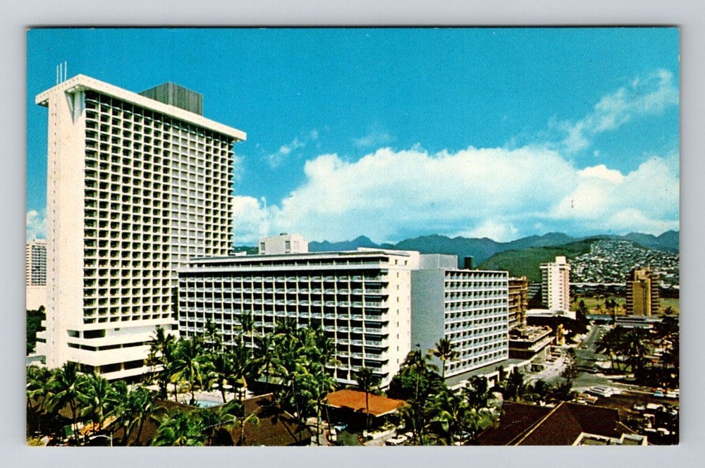 Waikiki HI-Hawaii, Princess Kaiulani Hotel, Advertising, Vintage Postcard