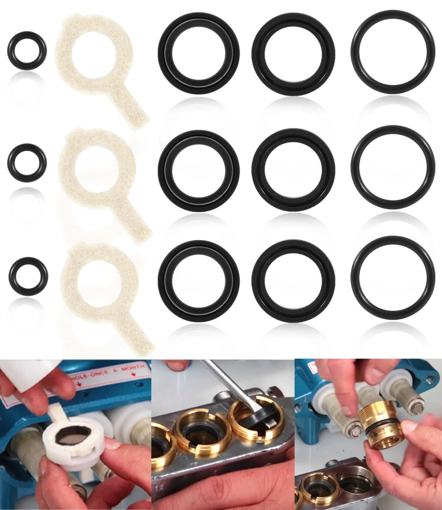 30623 Seal Kit for Cat Pump [Set of 3] - Fit for 30 31 34 35 310 340 350 Mode...