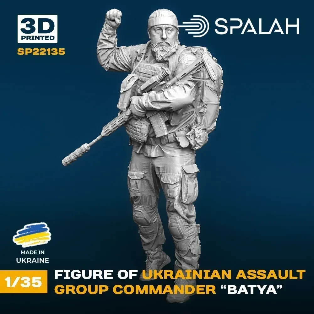 1:35 Figure Ukrainian assault group commander Batya Scale Figure Spalah SP22135