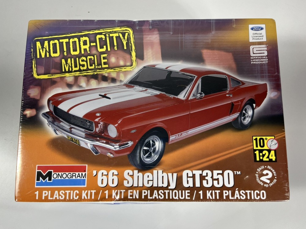 Monogram 85-4293 1966 Ford Mustang Shelby GT-350R 1/24 Sealed In Plastic