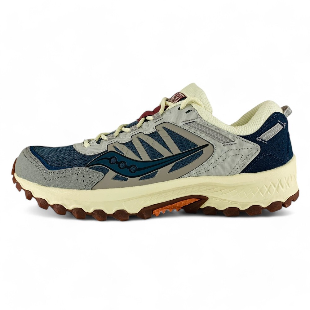 Saucony Grid Peak Navy Grey Men's Shoes Athletic Sneakers S70814-4