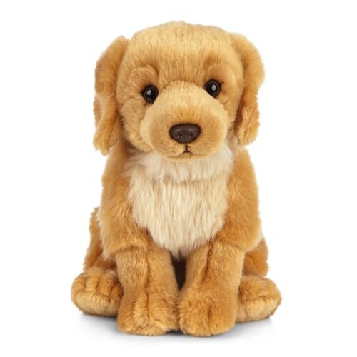 Golden Retriever Stuffed Animal | Fluffy Dog Animal | Soft Toy for | 8 inches