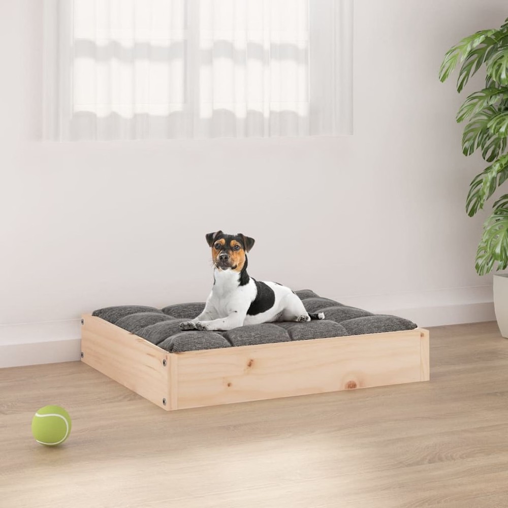 Dog Bed Natural Solid pine wood Small Durable Dog Bed