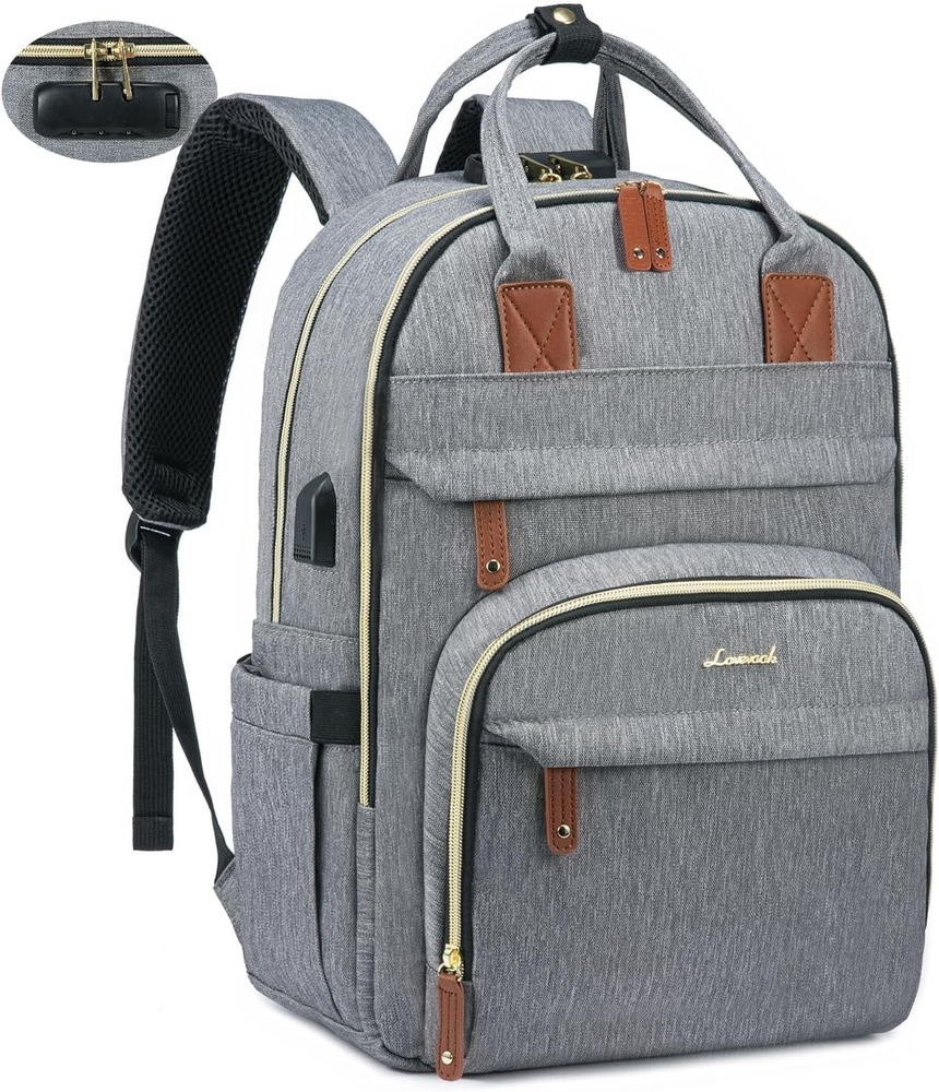 Sleek Unisex Anti-Theft Laptop Backpack for Work & Travel