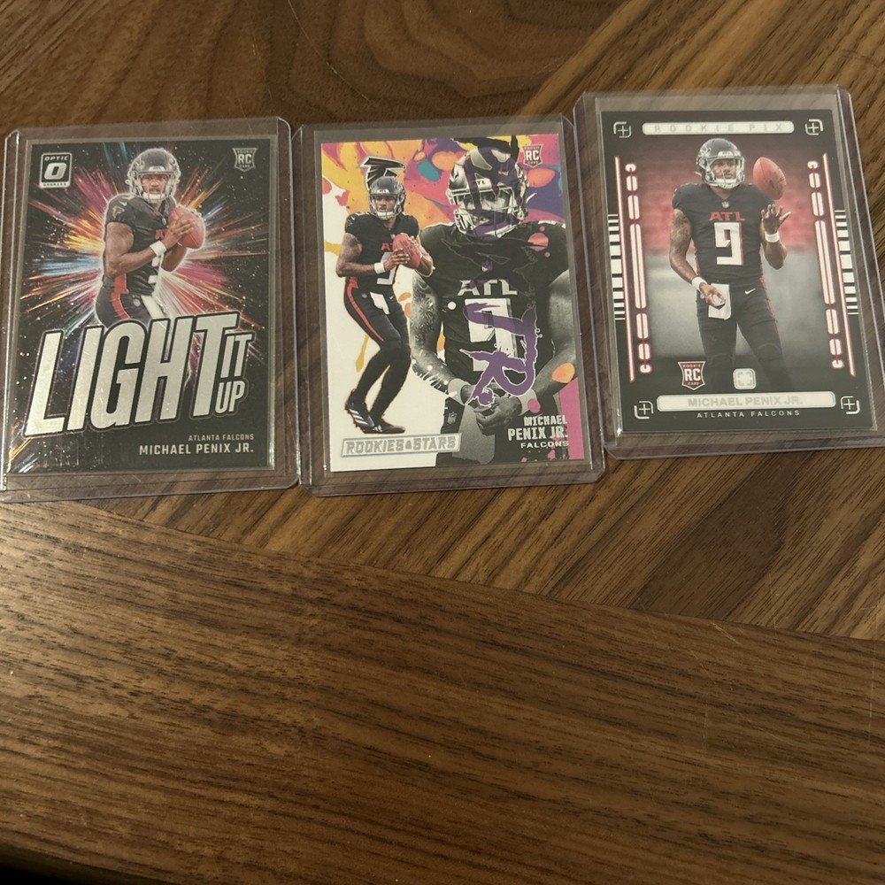 2024 Panini Michael Penix Jr Rookie Card Lot Atlanta Falcons
