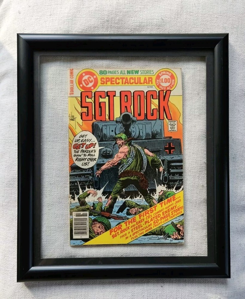 Framed Comic DC Special Series 13 SGT. ROCK SPECTACULAR WP 1978 NEWSSTAND Ed