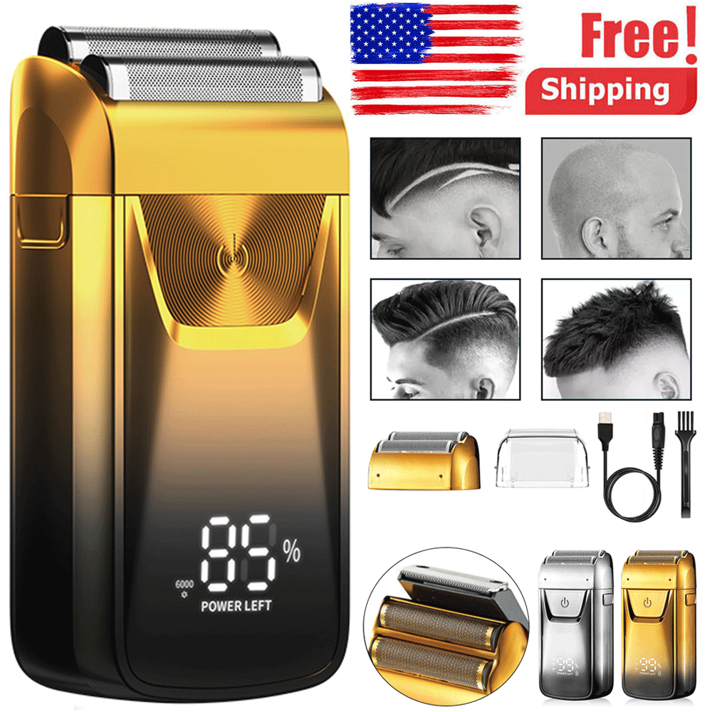 2-In-1 Hair Clipper Trimmer Razor Hair Beard Shaving Machine Bald Head shaver BK