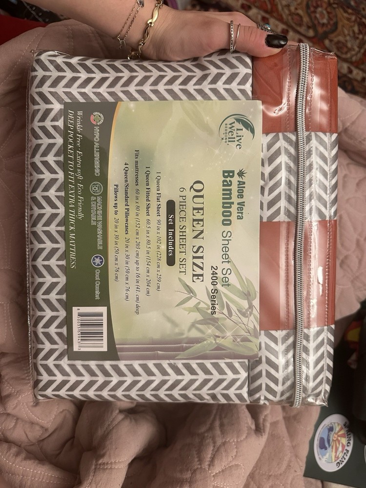 Aloe Vera Bamboo Sheet Set for a Cool Comfortable Sleep