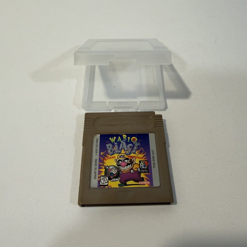 Wario Blast Featuring Bomberman Nintendo Game Boy Cartridge Tested Authentic