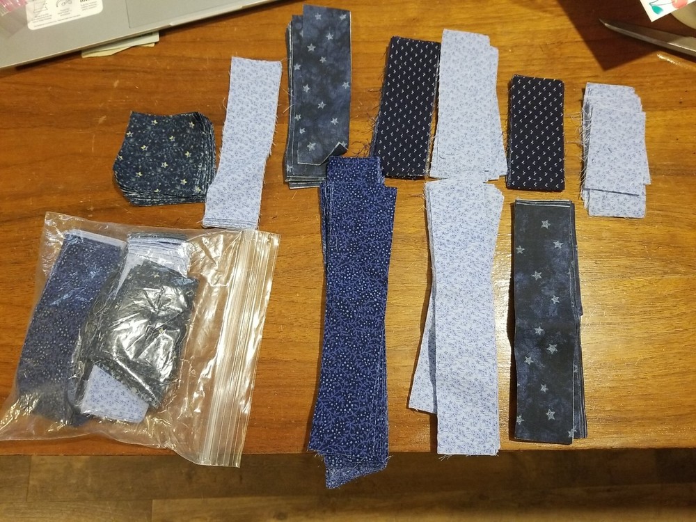 Cotton Quilt Block Kits Blue