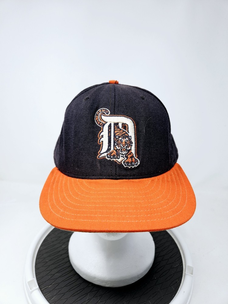 Vintage Detroit Tigers New Era Wool Fitted Hat 7 3/4 MLB Diamond Collection