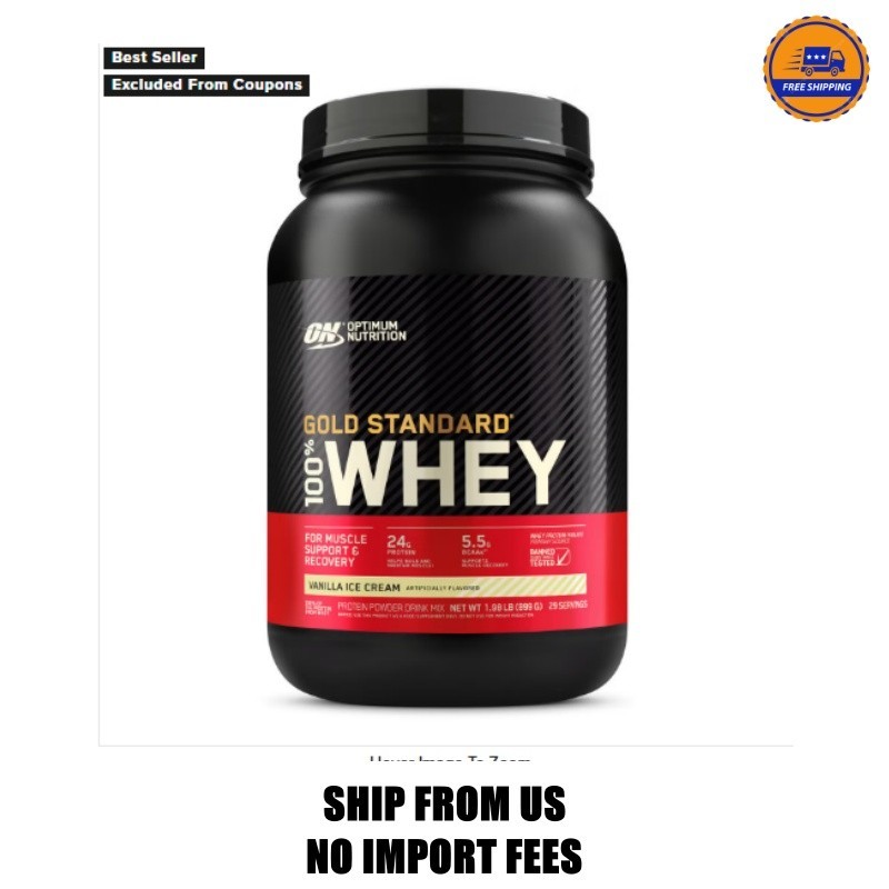 Gold Standard 100% Whey - Vanilla Ice Cream (29 Servings)