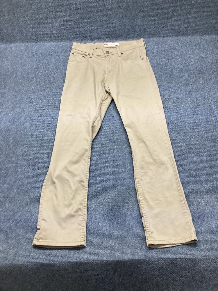 Levi's 511 Slim Jeans Women's Size 14R Tan Straight Leg