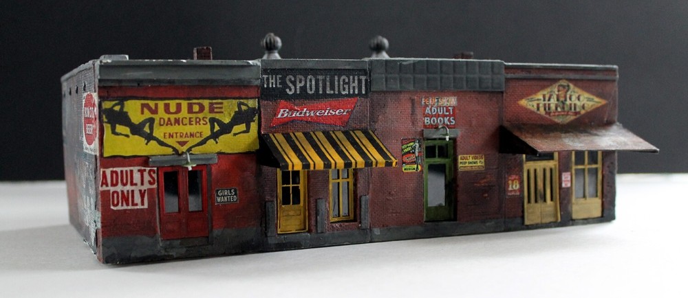 Downtown Deco N Scale Building Kit Bad To The Bone Block + Bonus Kit!