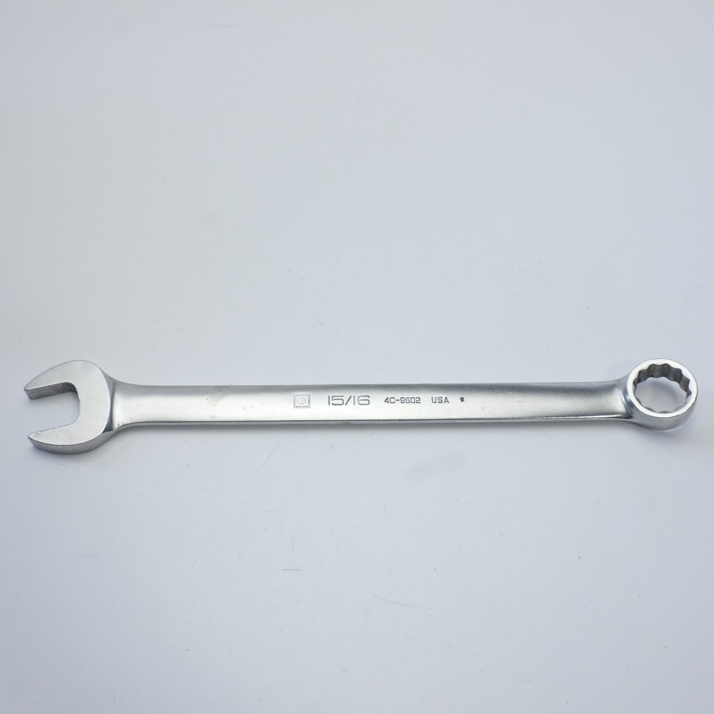CATERPILLAR  CAT Tools 15/16” 12 Point Combination Wrench 4C-9602 USA - CHROME