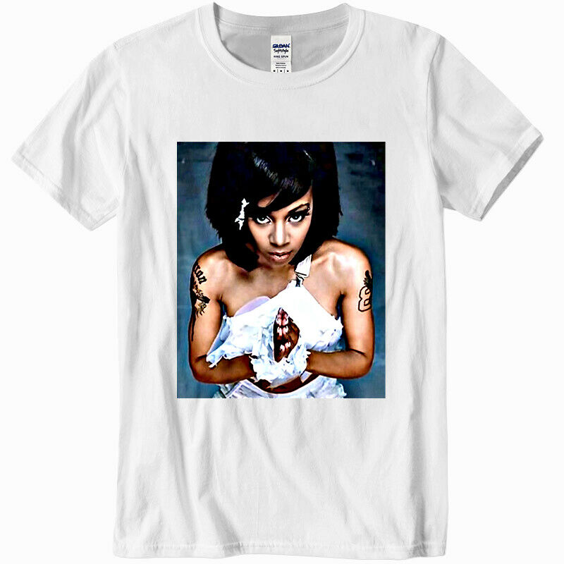 Left Eye TLC Gildan White T-shirt size S to 4XL FL0239