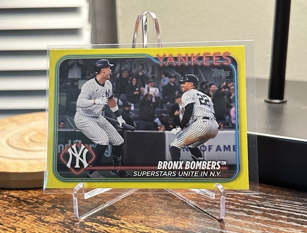 2024 Topps Update Series - Veteran Combos Aaron Judge, Juan Soto #US181 Yellow