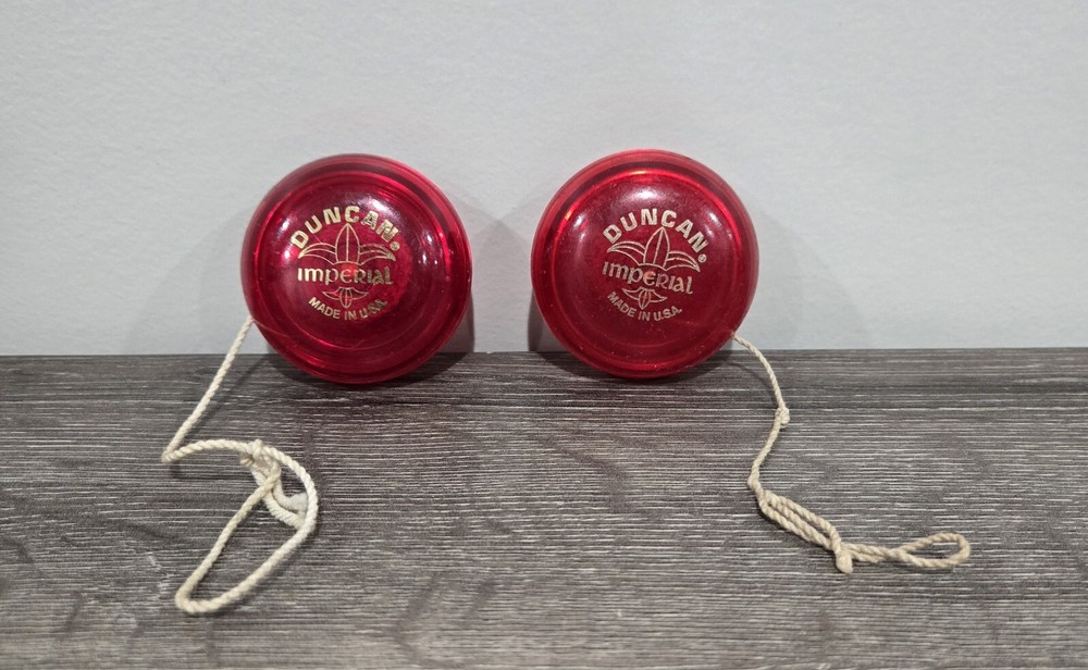 Lot Of 2 Duncan Imperial Yo Yo. Red Made In The USA Good Condition.