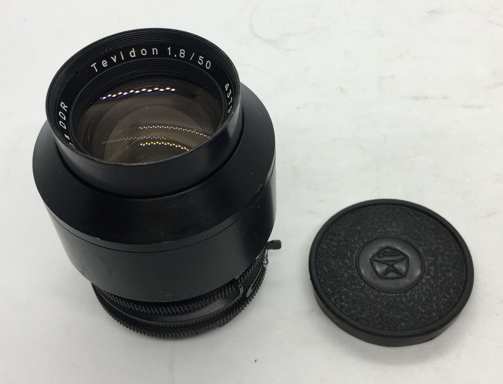 Carl Zeiss Jena DDR lens TEVIDON 1,8/50 bayonet mount