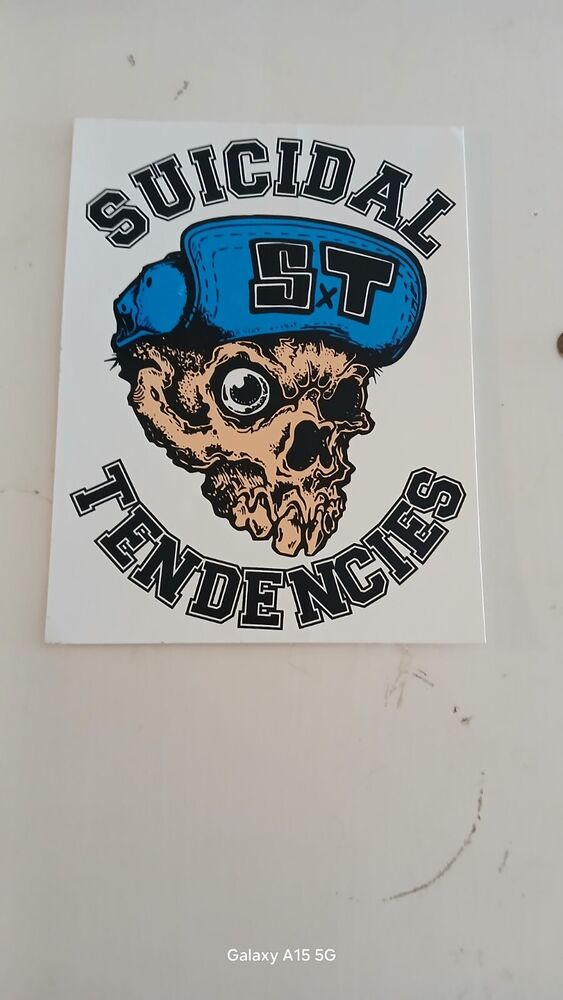 Vintage SUICIDAL TENDENCIES Skateboard STICKER Old School Skate Nos 1980S NATAS