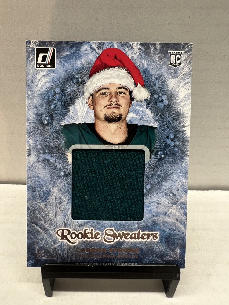 2022 Donruss Rookie Sweaters Carson Strong RC