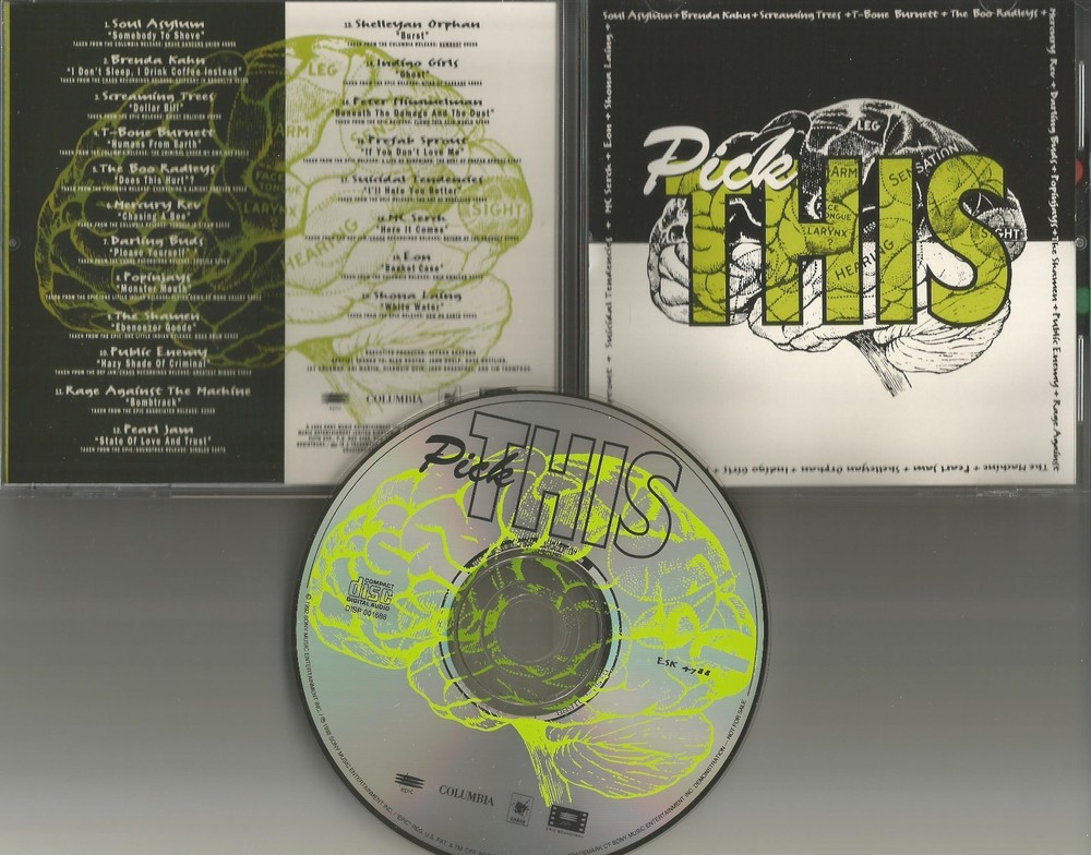 Pearl Jam Screaming Trees Rage Against Machine Shamen Indigo Girls Promo CD