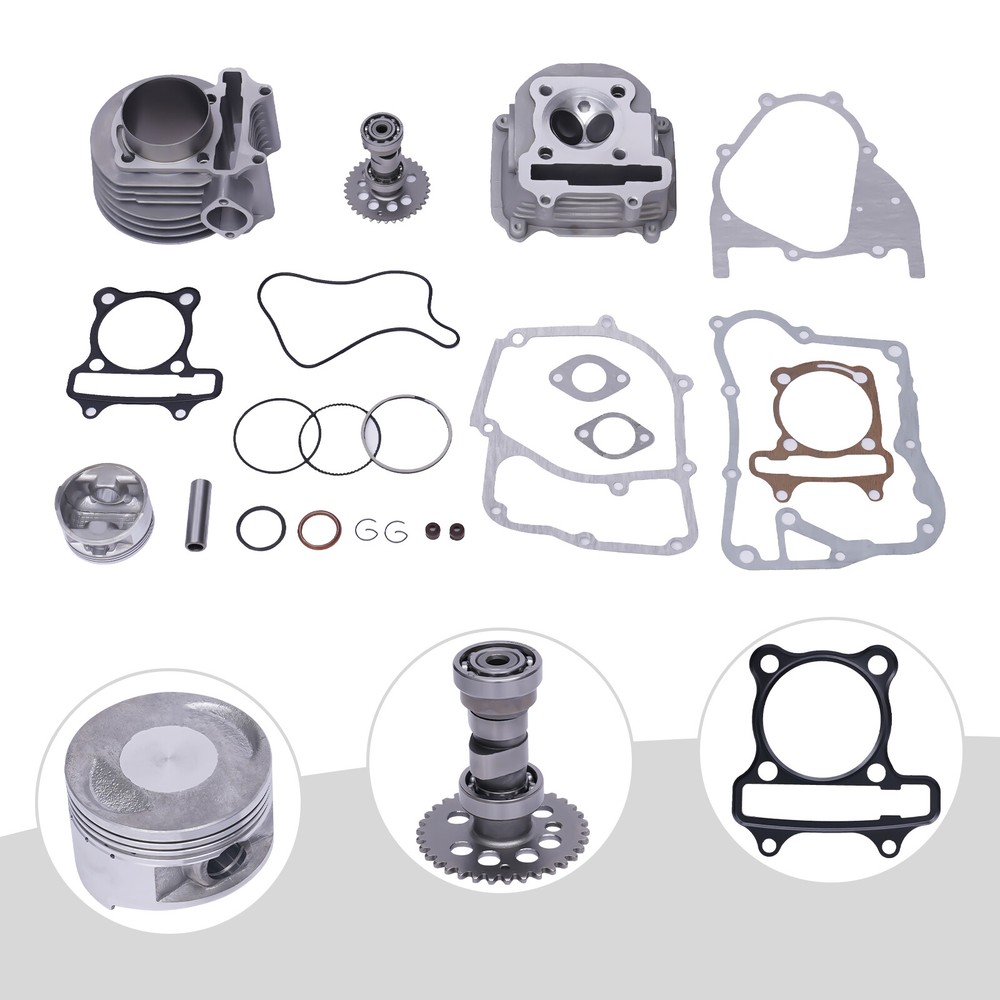 For Gy6 150cc 61mm Engine Rebuild Kit Big Bore Cylinder Kit With Cylinder Head
