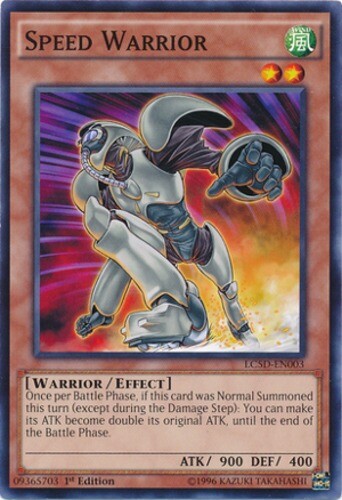 Speed Warrior LC5D-EN003 Common 1st Edition x3 Near Mint