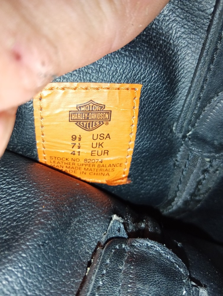 harley davidson boots womens 9.5 wide